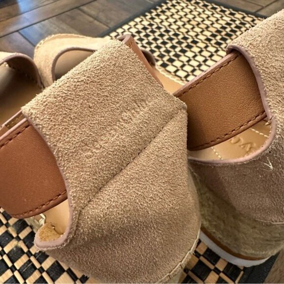 See by Chloé Glyn Platform Espadrille Wedge Sandals Women’s Size 7 - Picture 5 of 13